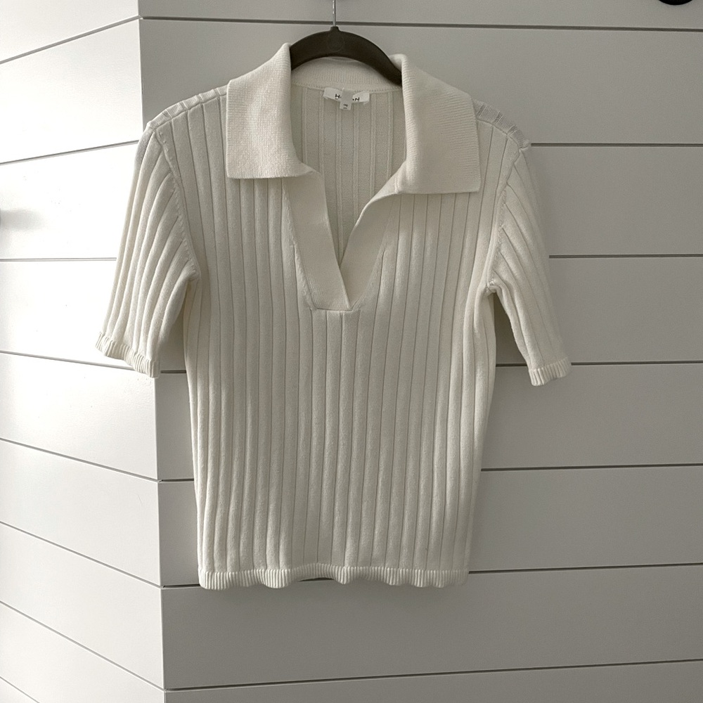 Haven Well Within Cotton Polo Sweater